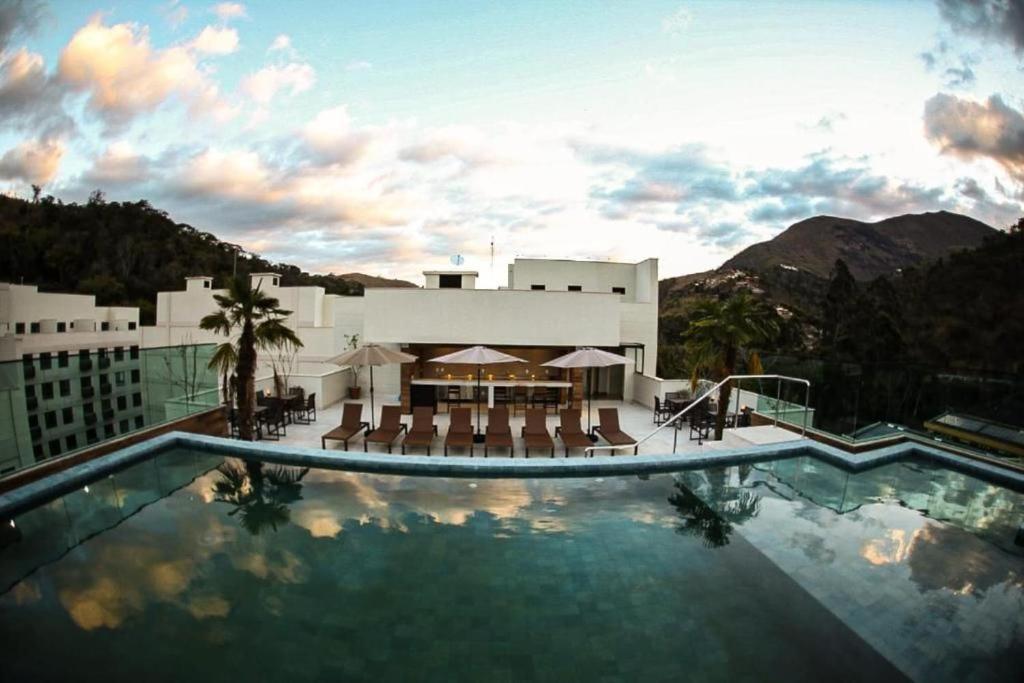 Apartamento Decorado Na Serra Em Itaipava Petrópolis Buitenkant foto